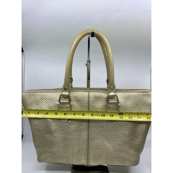 COLE HAAN Tote Bag Gold Customized w Graffiti - Picture 9 of 15